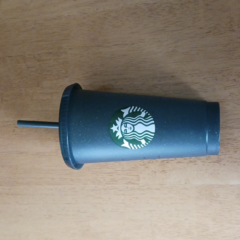 Starbucks Green Glitter Tumbler